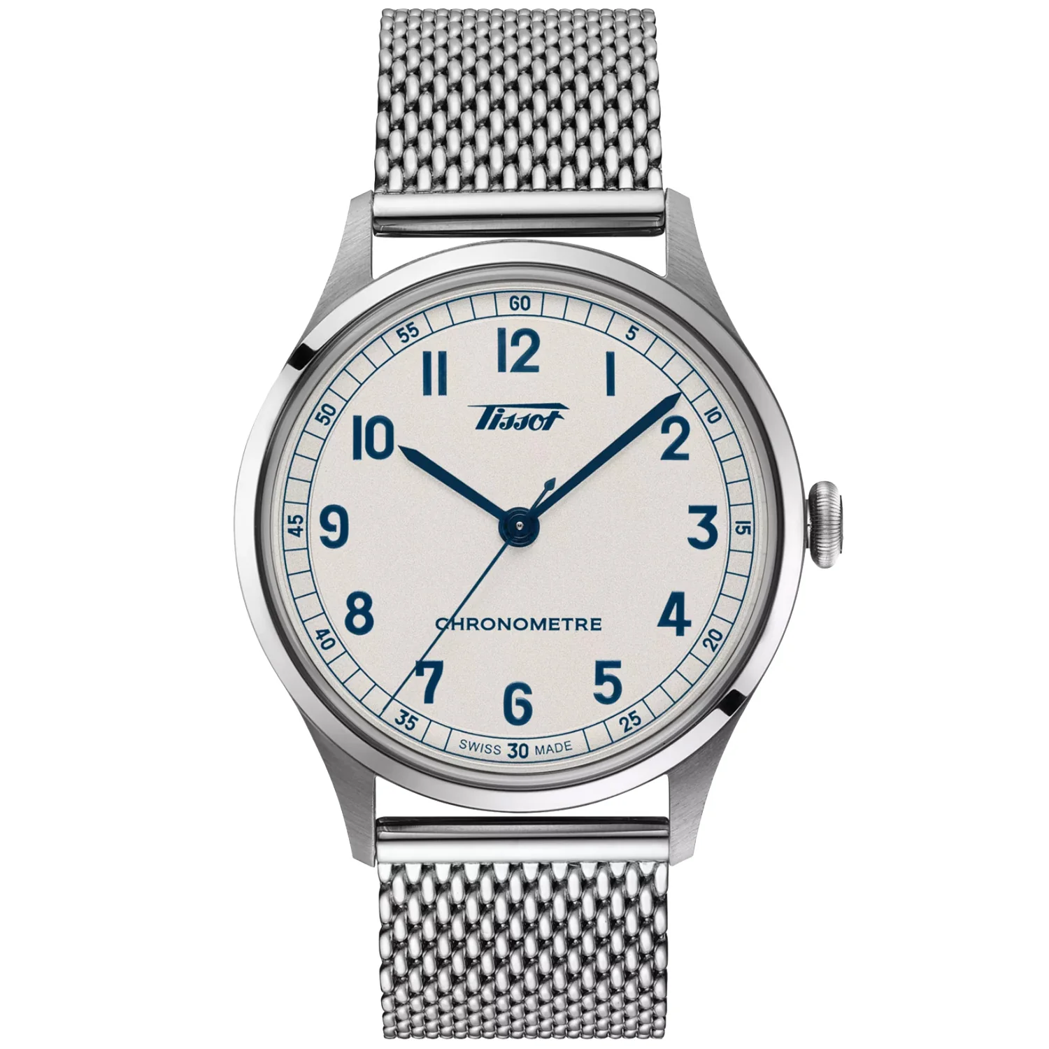 Tissot - Heritage 1938 Automatic COSC Chronometer Silver Dial - T1424641603200 - Image 2