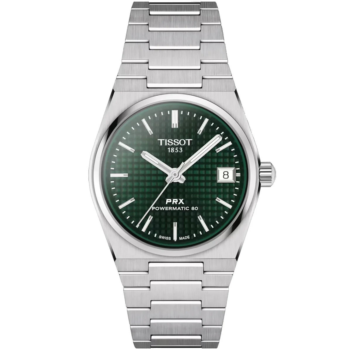 Tissot - Prx 35 mm Automatic Powermatic 80 Green Dial - T1372071109100