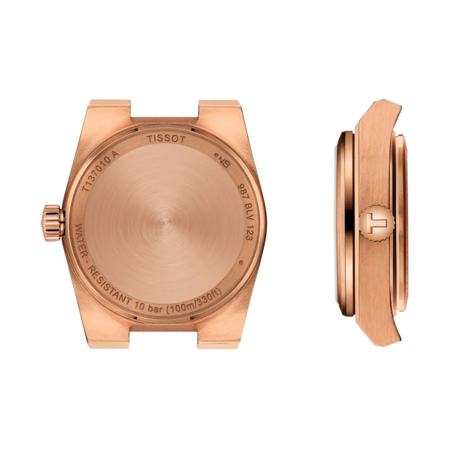 Tissot - PRX 25 mm Rose Gold Diamond Dial Women's - T1370103350600 - Image 2
