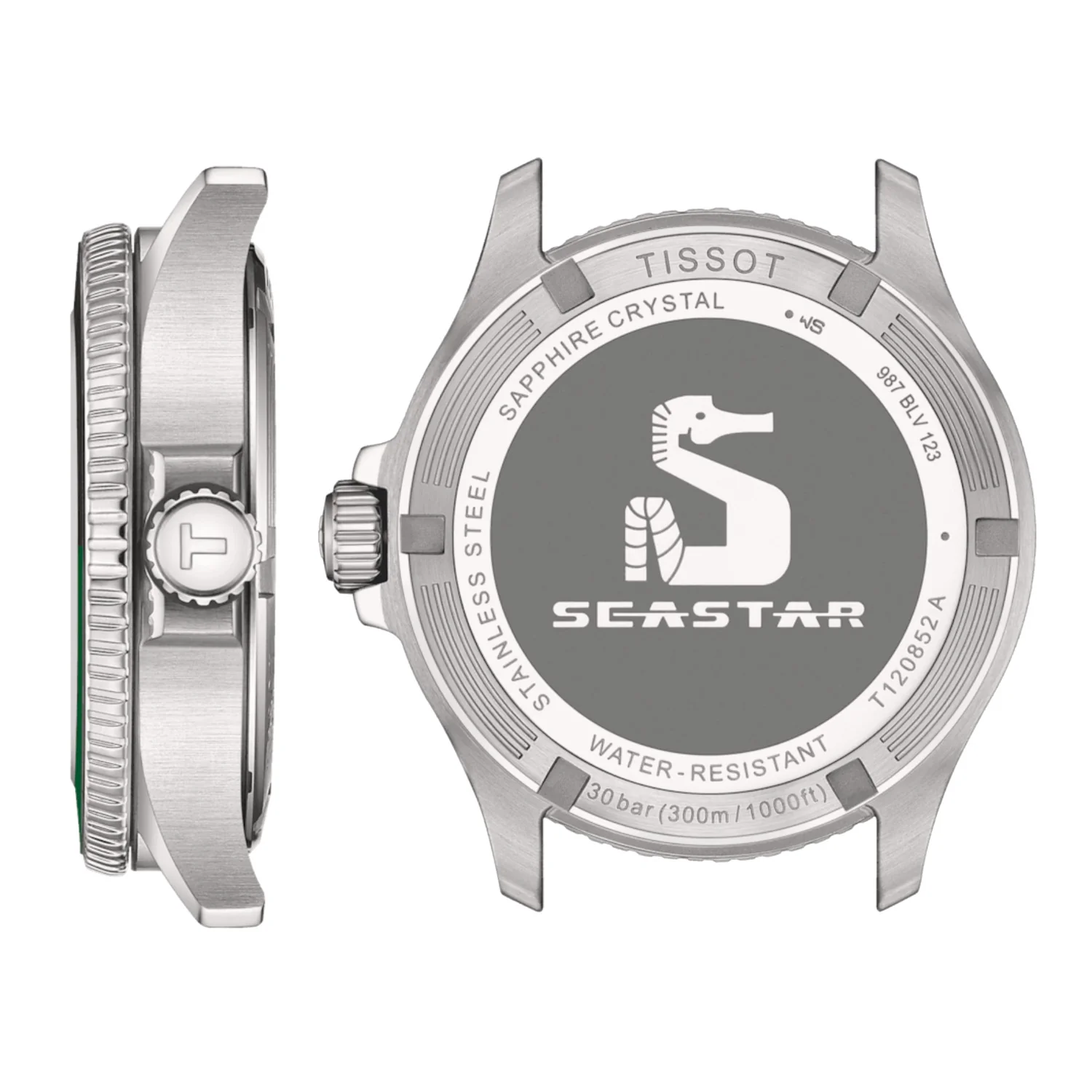 Tissot - Seastar 1000 GMT Quartz 40 mm Black Bezel - T1208521705100 - Image 2