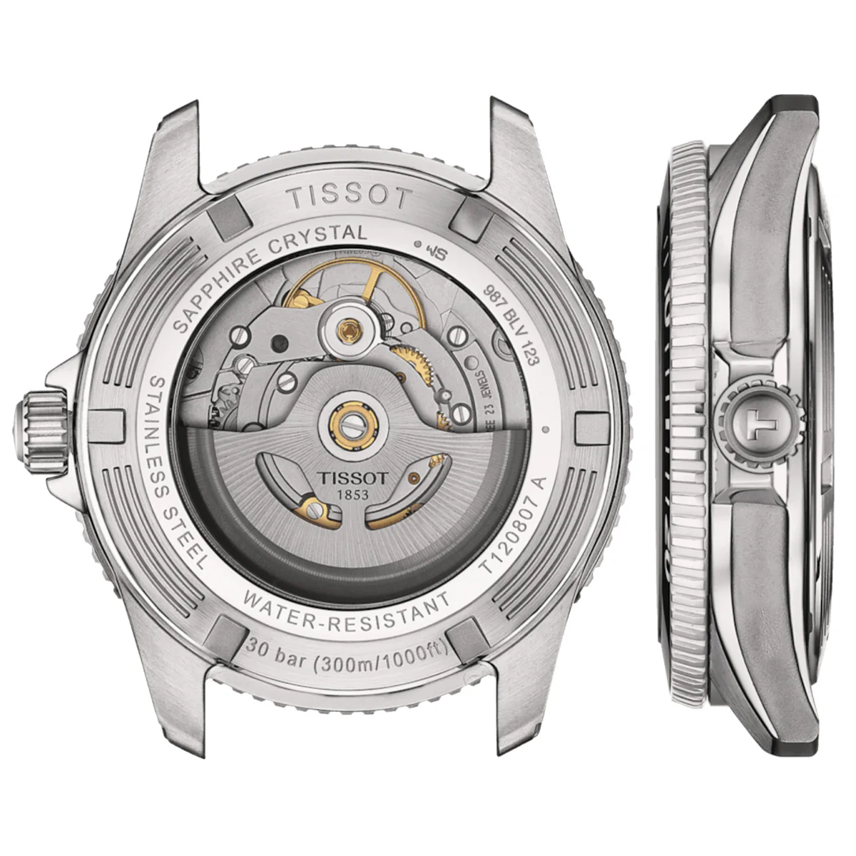Tissot - Seastar 1000 Automatic Diver 40 mm Powermatic 80 Turquoise Dial - T1208071109100 - Image 2